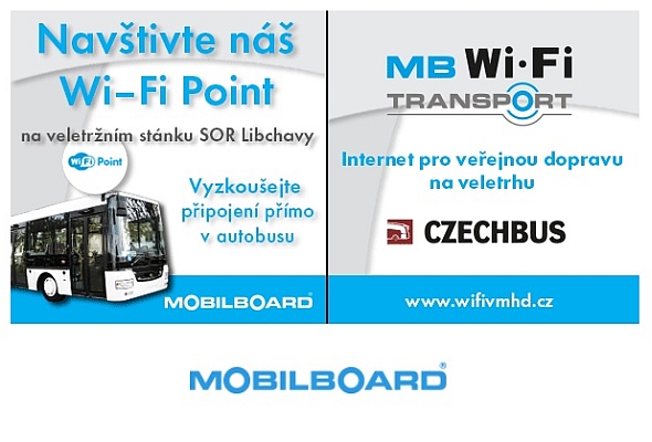 MOBILBOARD ve spolupráci se SOR: Wi-fi Point na veletrhu CZECHBUS