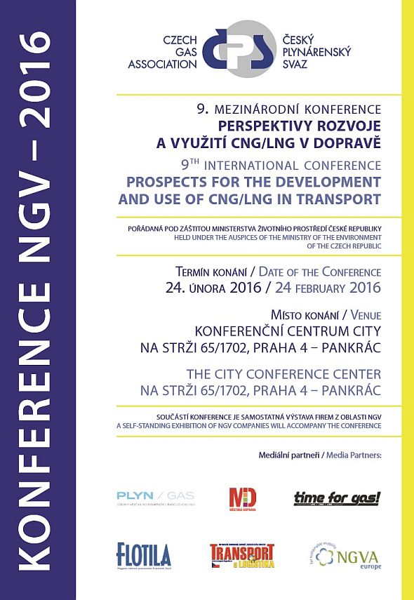 9. mezinárodní konference PERSPEKTIVY ROZVOJE A VYUŽITÍ CNG/LNG V DOPRAVĚ 