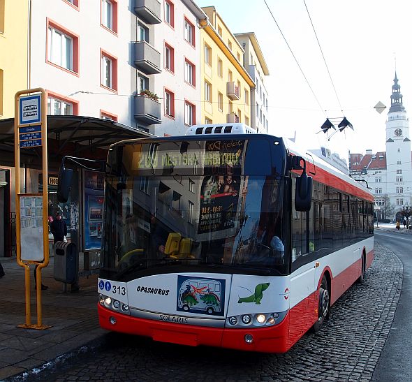 Masopustní trolejbus vyjede do opavských ulic 7. února 