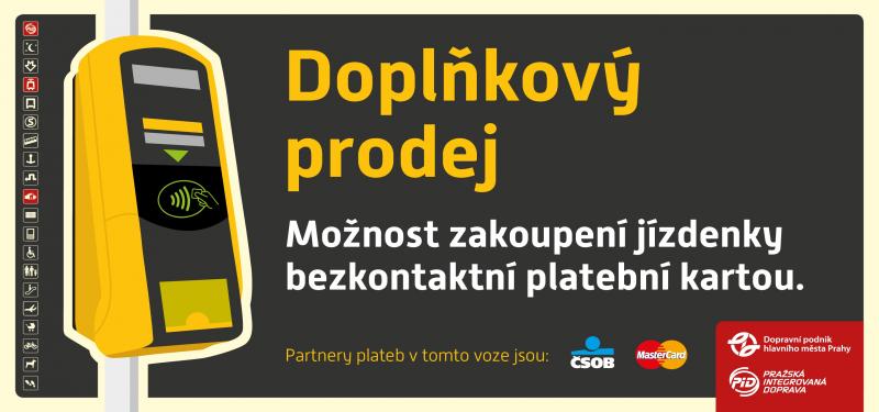 V Praze se platí v tramvajích bezkontaktní platební kartou