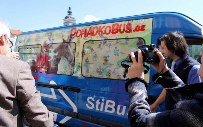 V regionu Českých Budějovic můžete potkat Pohádkobus