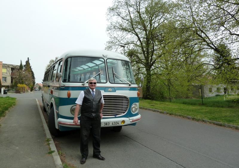 Historický autobus Š 706 RTO se zúčastnil oslav v Plzni