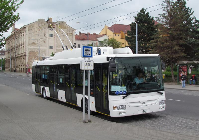 Nové trolejbusy ŠKODA budou jezdit v Pardubicích