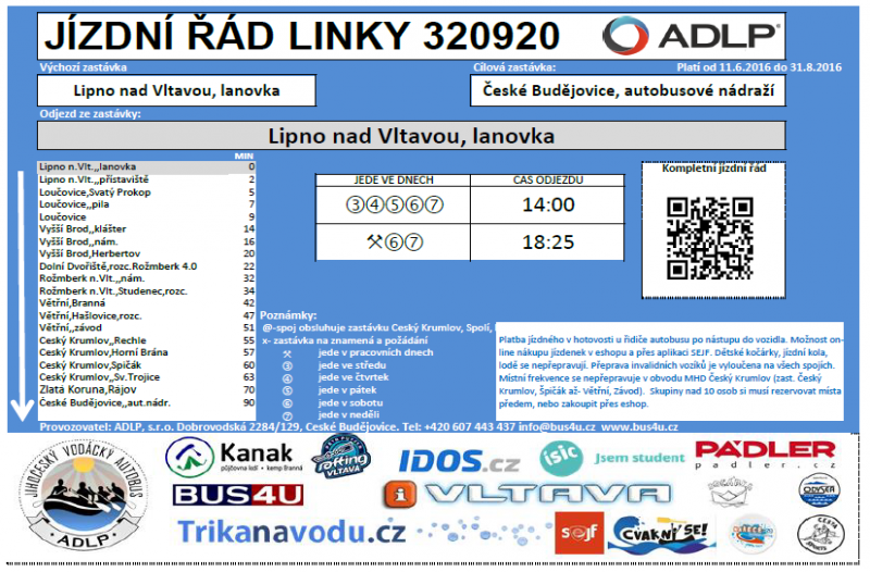 V předprodeji AMSBUS lze zakoupit jízdenky na vodácký autobus