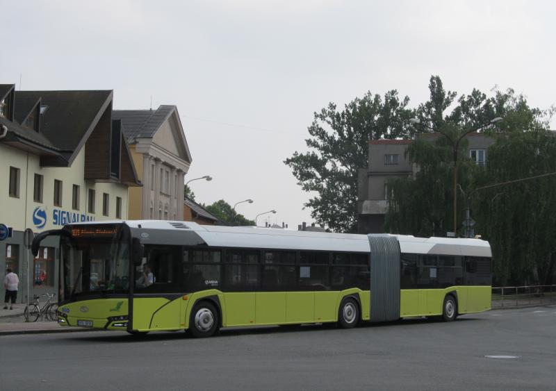 V Přerově si cestující vyzkoušeli autobus Solaris Urbino 18 IV.