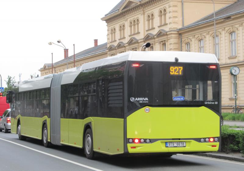 V Přerově si cestující vyzkoušeli autobus Solaris Urbino 18 IV.