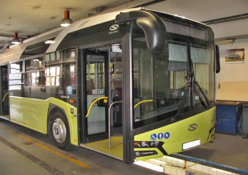 Autobus Solaris Urbino 18 ve Zlíně a Otrokovicích