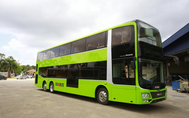 LTA Singapur objednal dalších 122 patrových autobusů MAN