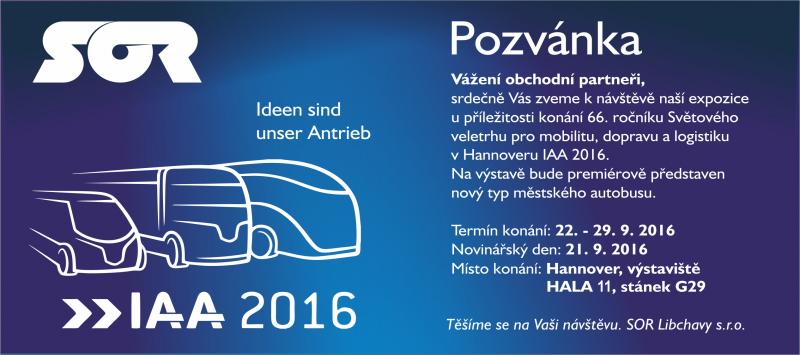 Nový typ městského autobusu na veletrhu v Hannoveru