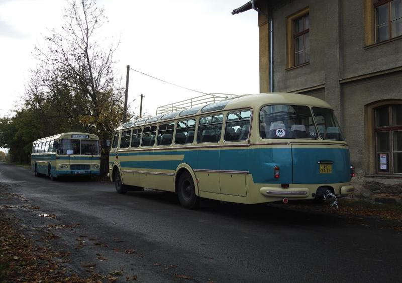 Fotodokumentace z víkendové jízdy historických autobusů