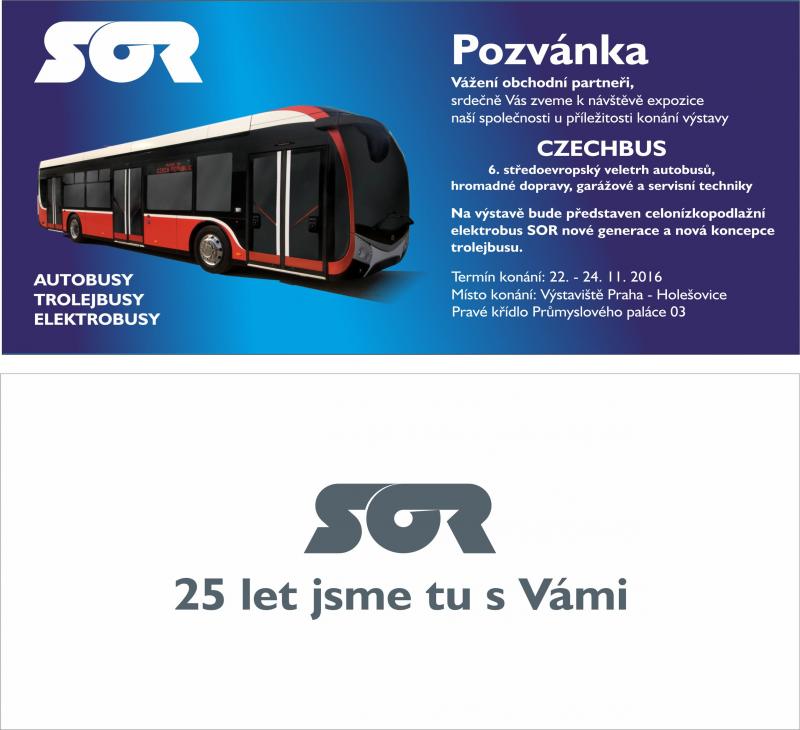 Premiéra elektrobusu SOR na veletrhu Czechbus