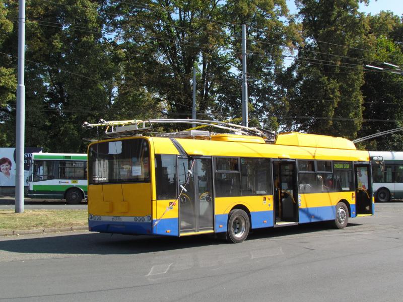 Trolejbusy Škoda Electric v ulicích Plzně