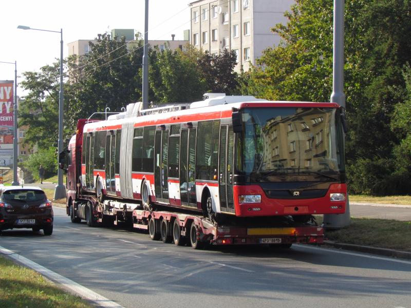 Trolejbusy Škoda Electric v ulicích Plzně