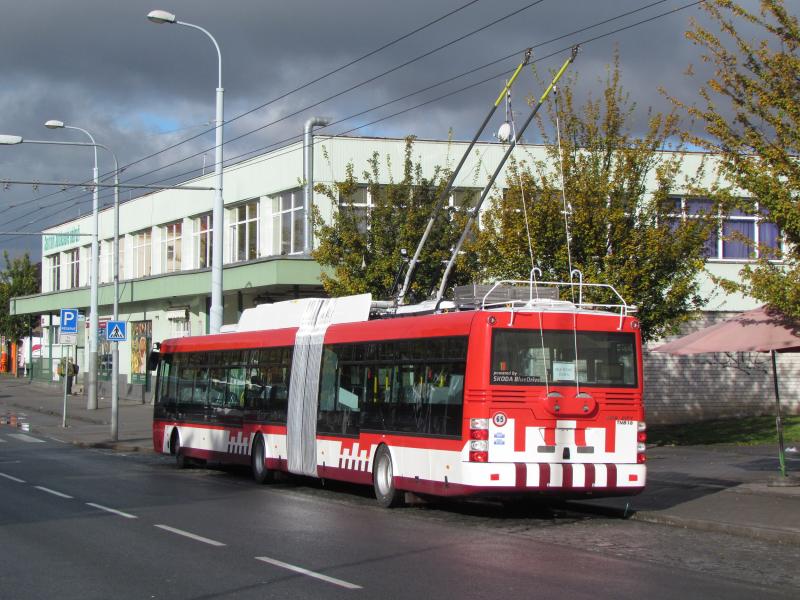 Trolejbusy Škoda Electric v ulicích Plzně