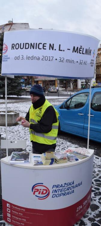 S Pražskou integrovanou dopravou na Říp a do Roudnice nad Labem a s Dopravou Ústeckého kraje do Mělníka