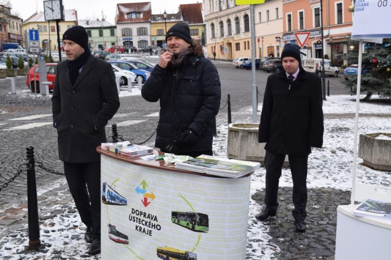 S Pražskou integrovanou dopravou na Říp a do Roudnice nad Labem a s Dopravou Ústeckého kraje do Mělníka