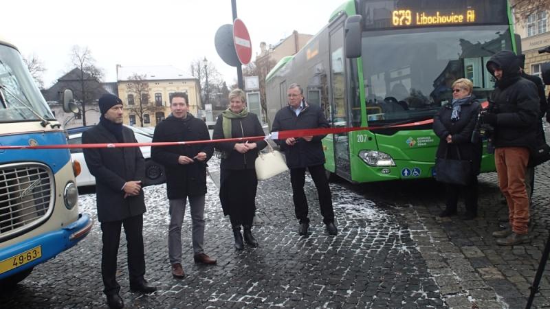 S Pražskou integrovanou dopravou na Říp a do Roudnice nad Labem a s Dopravou Ústeckého kraje do Mělníka