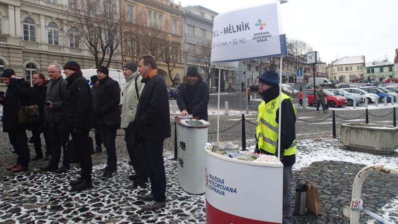 S Pražskou integrovanou dopravou na Říp a do Roudnice nad Labem a s Dopravou Ústeckého kraje do Mělníka