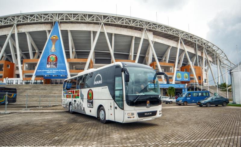 Autobusy MAN na Africa Cup v Gabonu