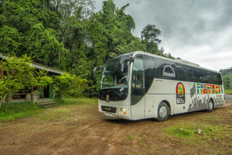 Autobusy MAN na Africa Cup v Gabonu 
