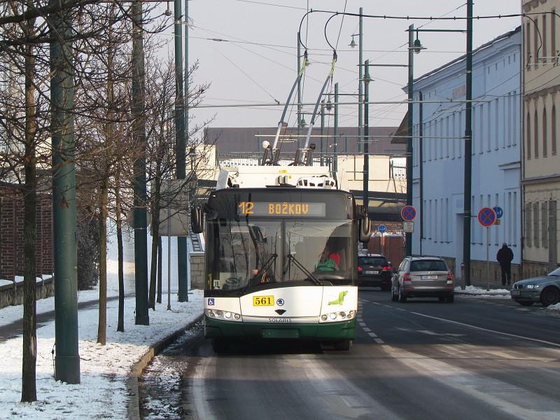 Nová trolejbusová trať v Plzni