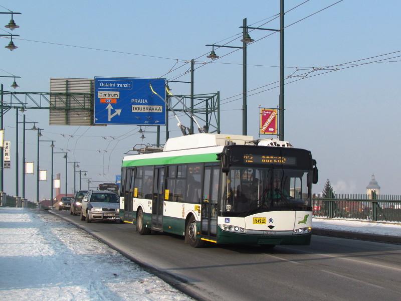 Nová trolejbusová trať v Plzni