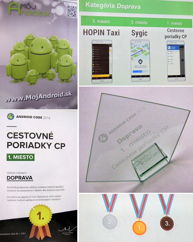 'Cestovné poriadky CP' společnosti CHAPS nejlepší aplikací roku 2016 na Slovensku