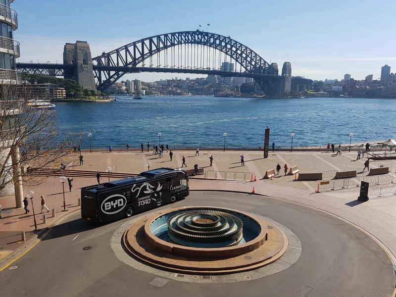 Čínský BYD dodá elektrické autobusy na letiště v Sydney