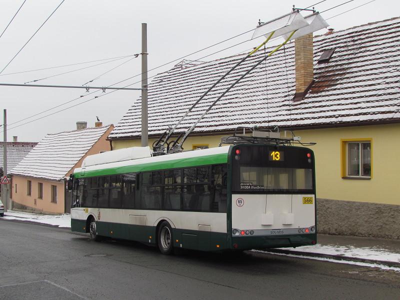 Nové trolejbusy 26 Tr v provozu v Plzni