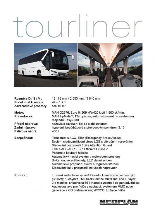 NEOPLAN Tourliner je v rámci evropské Roadshow v Praze