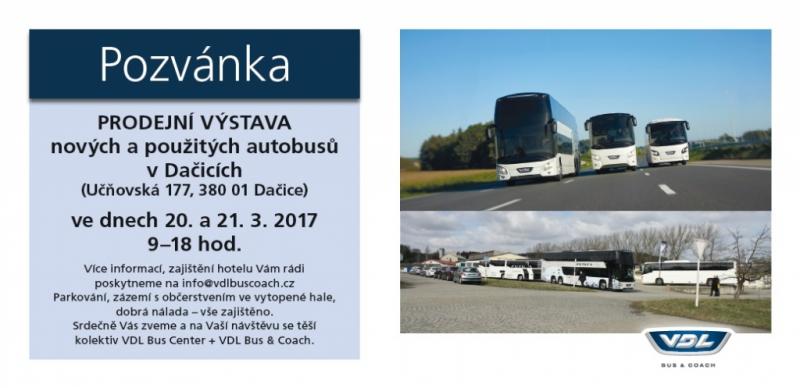Prodejní výstava vozidel VDL Bus &amp; Coach 