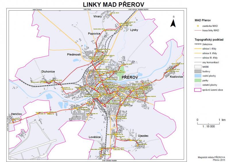 Město Přerov hledá autobusového dopravce