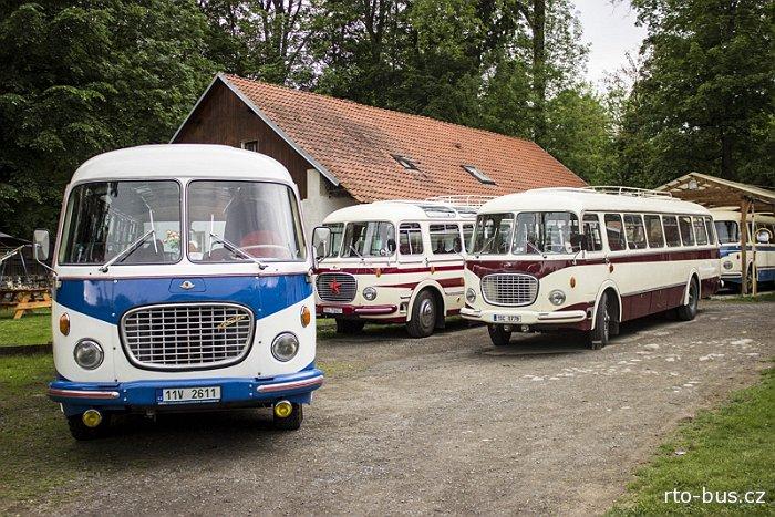 Sraz Klubu českých historických autobusů