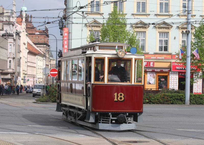 Historická vozidla na linkách v Plzni