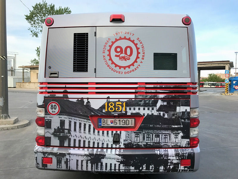 Bratislava slaví 90 let městské autobusové dopravy