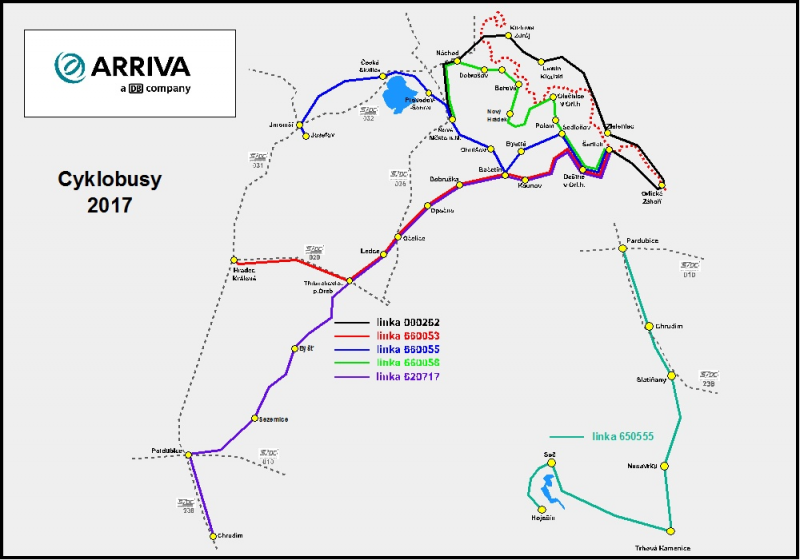 Cyklobusy Arrivy vyjíždí 3. června