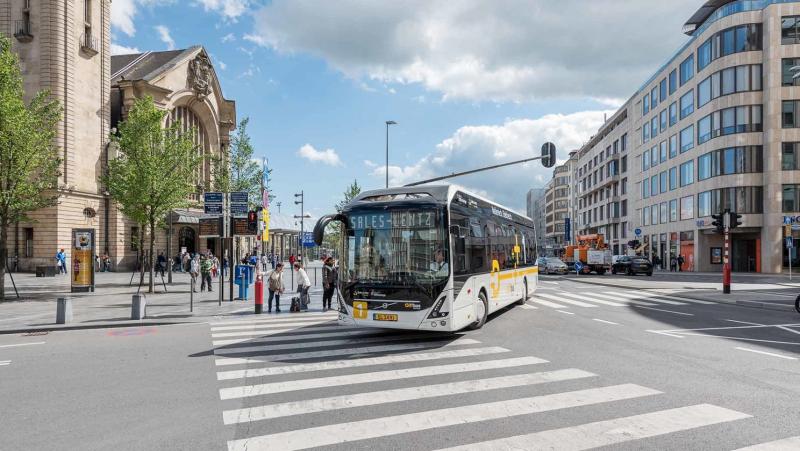 Plně elektrické autobusy Volvo v Lucemburku