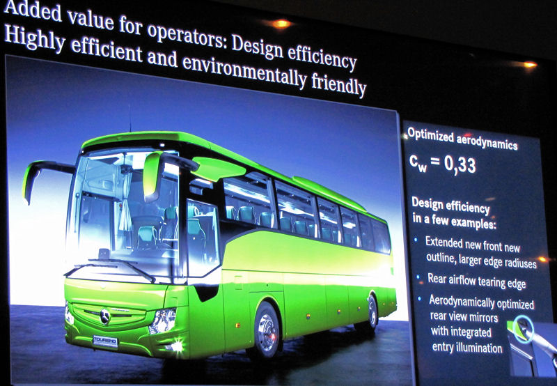 Nový autokar Tourismo RHD bude dostupný ve čtyřech modelech a třech délkách