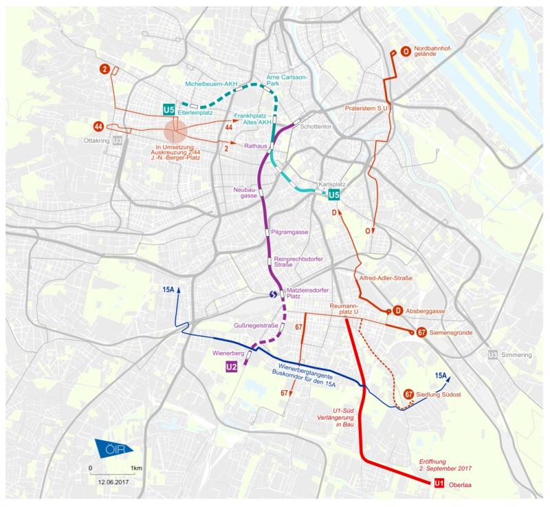 Vídeň investuje miliony eur do autobusových a tramvajových spojení