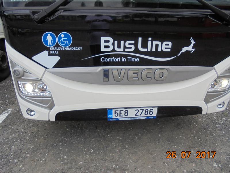 BusLine testuje v Hořicích autobus Iveco Evadys