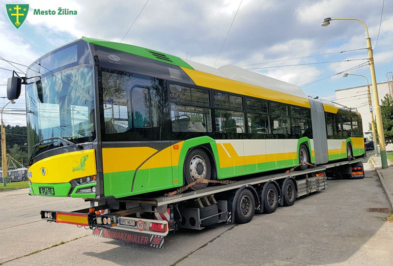 Do Žiliny dorazil první trolejbus Škoda 27Tr - Solaris