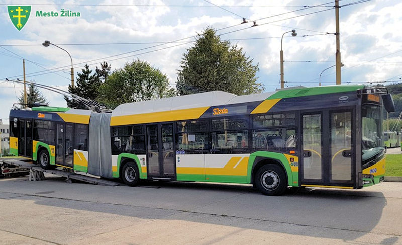 Do Žiliny dorazil první trolejbus Škoda 27Tr - Solaris