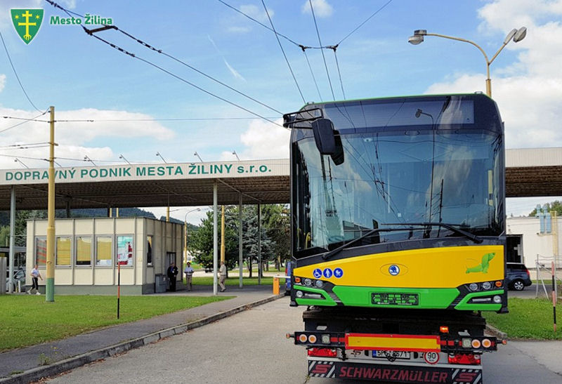 Do Žiliny dorazil první trolejbus Škoda 27Tr - Solaris