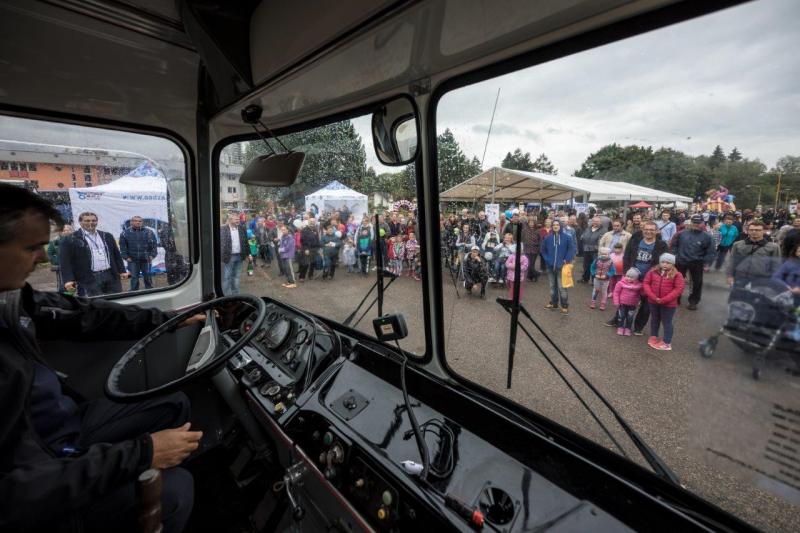 Slovenská Žilina se bavila autobusy