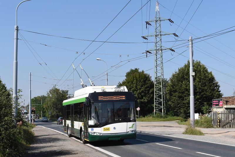 Letní zkušební jízdy trolejbusů Škody Electric v Plzni