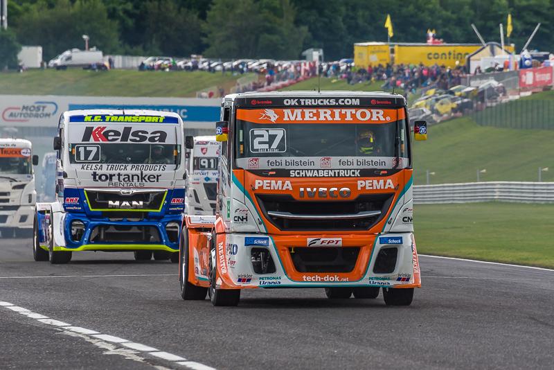 Evropský pohár tahačů 2017 v Mostě: IVECO s týmy Team Schwabentruck a Hahn