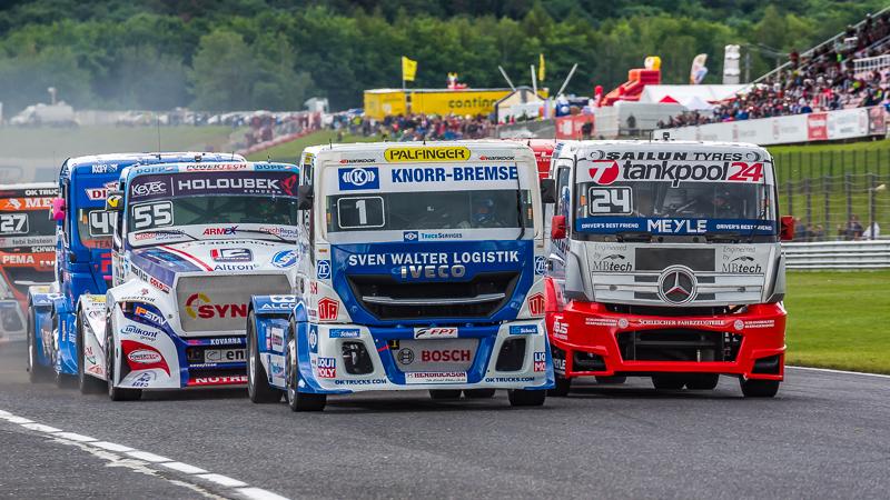 Evropský pohár tahačů 2017 v Mostě: IVECO s týmy Team Schwabentruck a Hahn