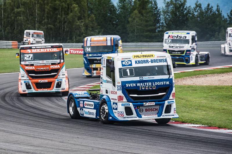 Evropský pohár tahačů 2017 v Mostě: IVECO s týmy Team Schwabentruck a Hahn