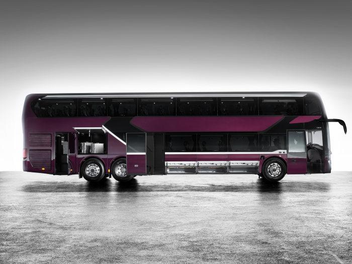 Busworld Kortrijk 2017: Daimler Buses: Premiéra Setra TopClass S 531 DT double-decker