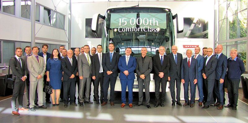 15-tisící a dohromady 60 autobusů Setra pro SAD Prievidza